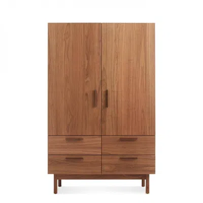 Blu Dot Shale Wardrobe In Walnut