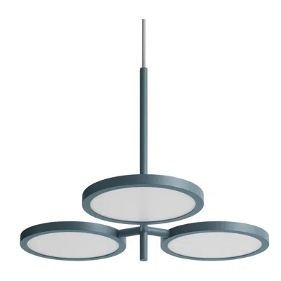 Blu Dot Shine On Large Pendant Light In Marine Blue