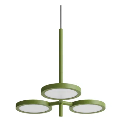 Blu Dot Shine On Small Pendant Light - Grasshopper In Green