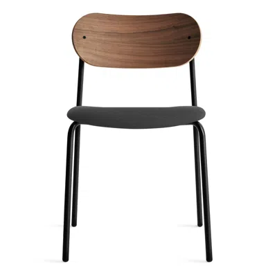 Blu Dot Sidebyside Chair - Walnut / Maharam Meld In Panda
