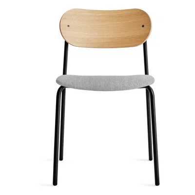 Blu Dot Sidebyside Dining Chair In White Oak/maharam Mode In Intaglio