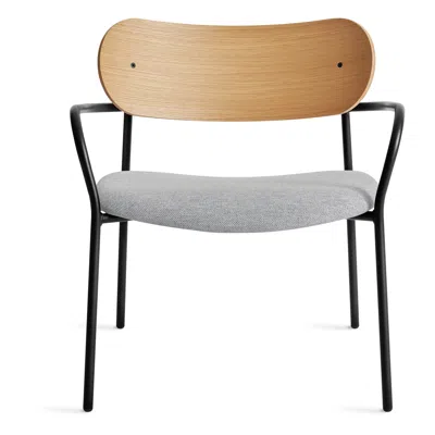 Blu Dot Sidebyside Lounge Chair - White Oak / Maharam Mode In Intaglio