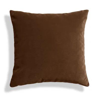 Blu Dot Signal 20" Square Pillow - Coffee Velvet