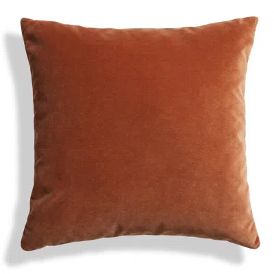 Blu Dot Signal 20" Square Pillow - Copper Velvet