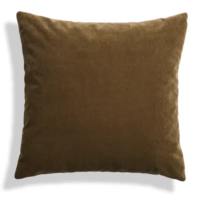 Blu Dot Signal 20" Square Pillow - Moss Velvet In Green