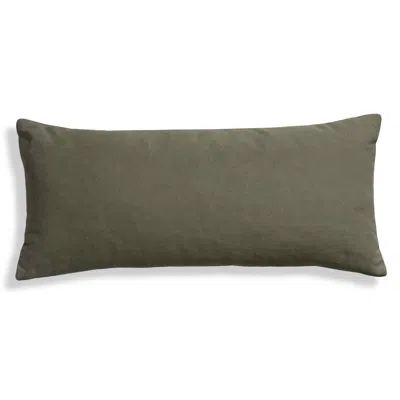 Blu Dot Signal 20" X 13" Lumbar Pillow - Barto Olive In Green