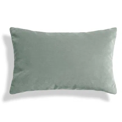 Blu Dot Signal 20" X 13" Lumbar Pillow - Breezy Blue Velvet