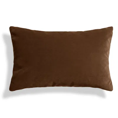 Blu Dot Signal 20" X 13" Lumbar Pillow - Coffee Velvet