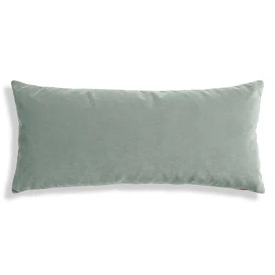Blu Dot Signal 30" X 13" Lumbar Pillow - Breezy Blue Velvet