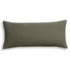 Blu Dot Signal 30" X 13" Pillow In Barto Olive