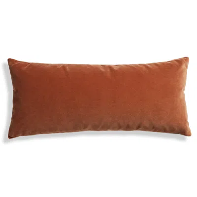 Blu Dot Signal 30" X 13" Pillow In Copper Velvet