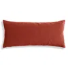 Blu Dot Signal 30" X 13" Pillow In Tomato Velvet