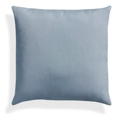 Blu Dot Signal Outdoor 20" Square Pillow - Sunbrella Haze In Blue