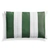Blu Dot Signal Outdoor 20" X 13" Lumbar Pillow In Sunbrella Ivy Stripe