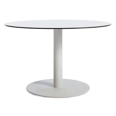 Blu Dot Skiff Large Outdoor Cafe Table In White