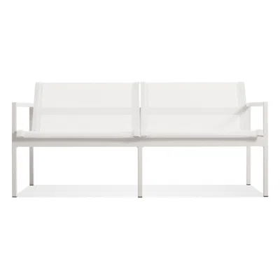 Blu Dot Skiff Outdoor 2 Seat Sofa - White