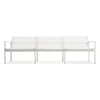 Blu Dot Skiff Outdoor 3 Seat Sofa In White