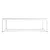 Blu Dot Skiff Outdoor Coffee Table In White