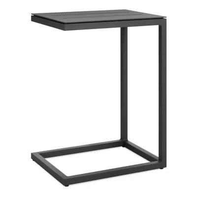 Blu Dot Skiff Outdoor Side Table - Carbon In Black