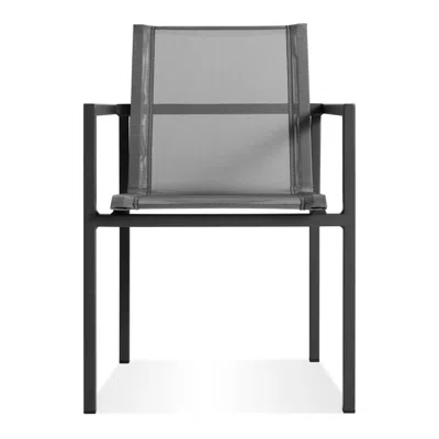 Blu Dot Skiff Outdoor Stacking Chair - Carbon In Black