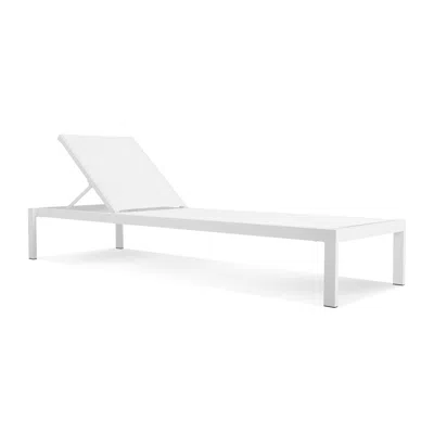 Blu Dot Skiff Outdoor Sun Lounger - White