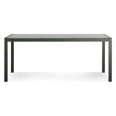 Blu Dot Skiff Rectangle Outdoor Table Carbon
