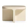 Blu Dot Small Talk Side Table - Ivory In White