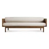Blu Dot Souvenir Sofa In Landa Stone/walnut