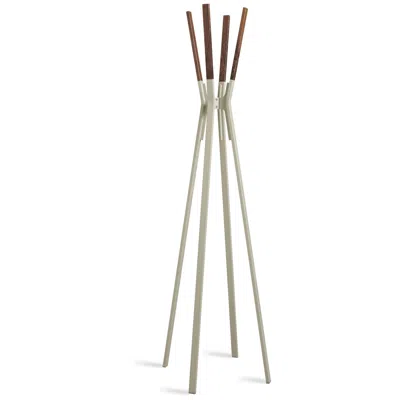 Blu Dot Splash Coat Rack - Grey Green In Gray