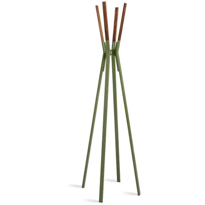 Blu Dot Splash Coat Rack - Olive In Green
