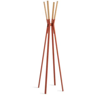 Blu Dot Splash Coat Rack - Tomato In Red
