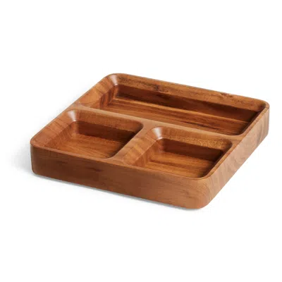 Blu Dot Square One Organizer Tray - Acacia In Brown
