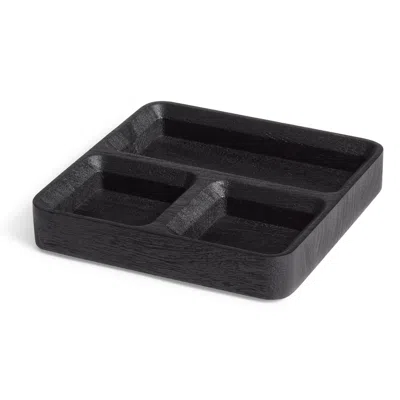 Blu Dot Square One Organizer Tray - Black-stained Acacia