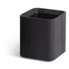 Blu Dot Square One Pencil Cup In Black Stained Acacia