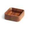 Blu Dot Square One Small Stacking Tray - Acacia In Brown