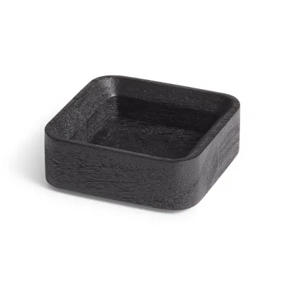 Blu Dot Square One Small Stacking Tray - Black-stained Acacia