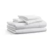 Blu Dot Stone Washed Linen Sheet Set In White