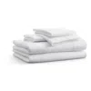 Blu Dot Stone Washed Linen Sheet Set - White / Queen In White