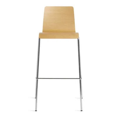 Blu Dot Stool Stool - Barstool / Technical White Oak In Yellow