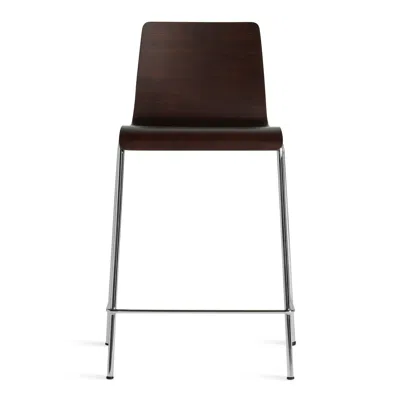 Blu Dot Stool Stool - Counter Stool / Graphite On Oak In Brown