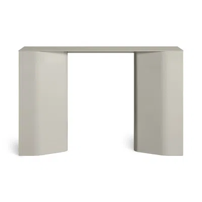 Blu Dot Straight Up Console Table - Putty In Gray