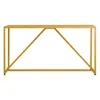 Blu Dot Strut 56" Dining Table - Mustard In Yellow
