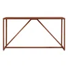 Blu Dot Strut 56" Dining Table - Rust In Brown