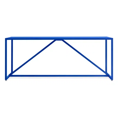Blu Dot Strut 75" Dining Table - Cobalt In Blue
