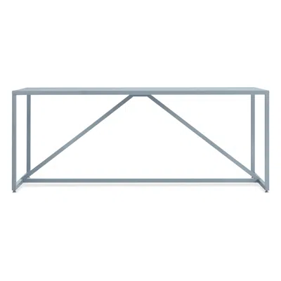 Blu Dot Strut 75" Dining Table - Grey Blue In Multi