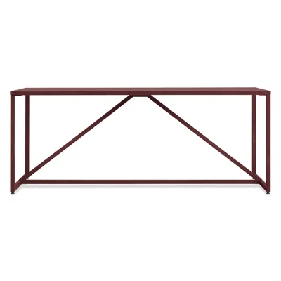 Blu Dot Strut 75" Dining Table - Oxblood In Burgundy