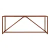 Blu Dot Strut 75" Dining Table - Rust In Brown