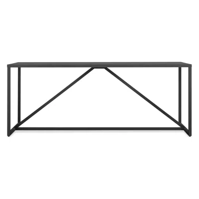 Blu Dot Strut 75” Large Outdoor Table - Carbon In Black