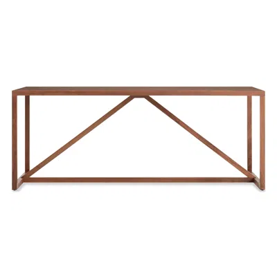 Blu Dot Strut 75" Wood Dining Table - Walnut In Brown