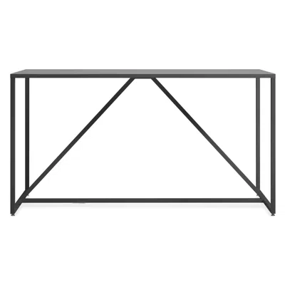 Blu Dot Strut Bar Height Table - 75" Length Bar Height / Slate In Gray